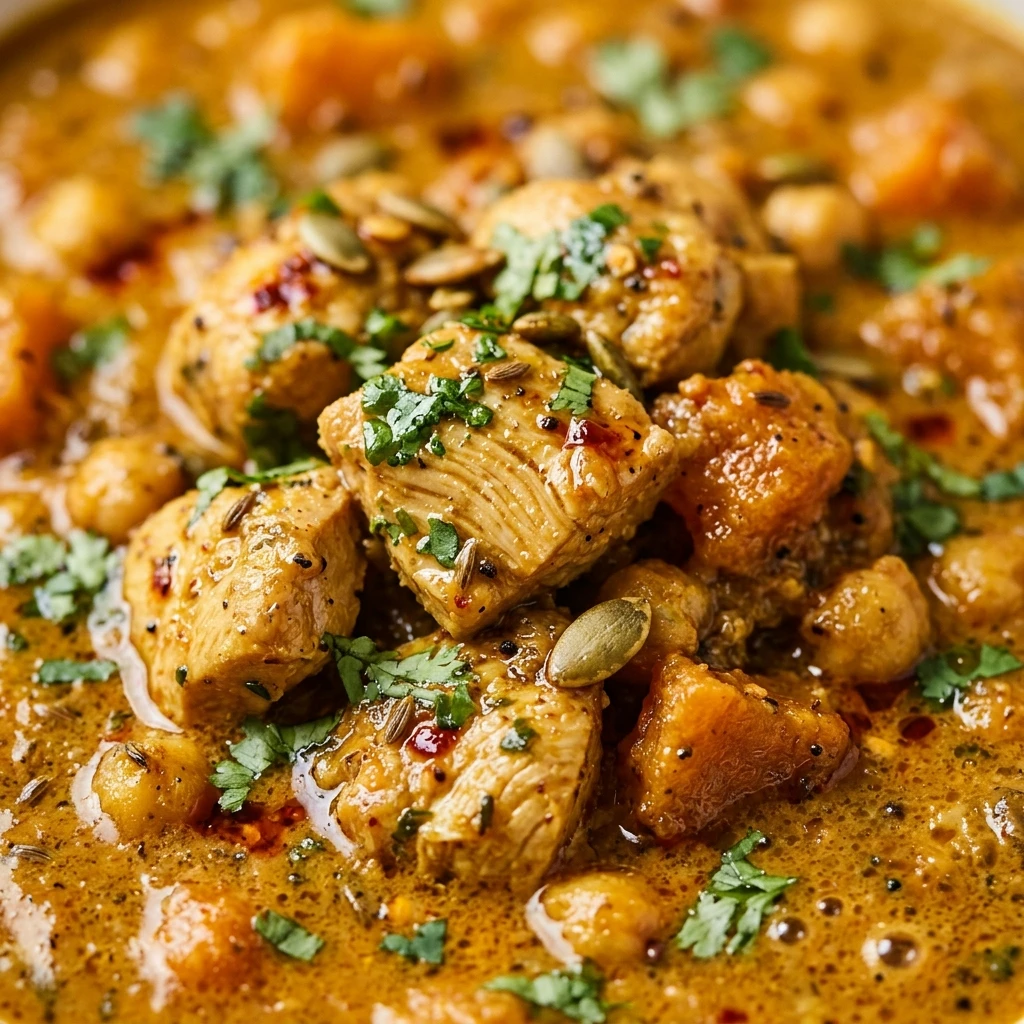 High Protein Chicken And Pumpkin Curry