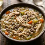 High Protein Chicken And Wild Rice Soup
