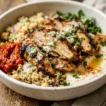 High Protein Chicken Shawarma Meal Prep Bowls Recipe