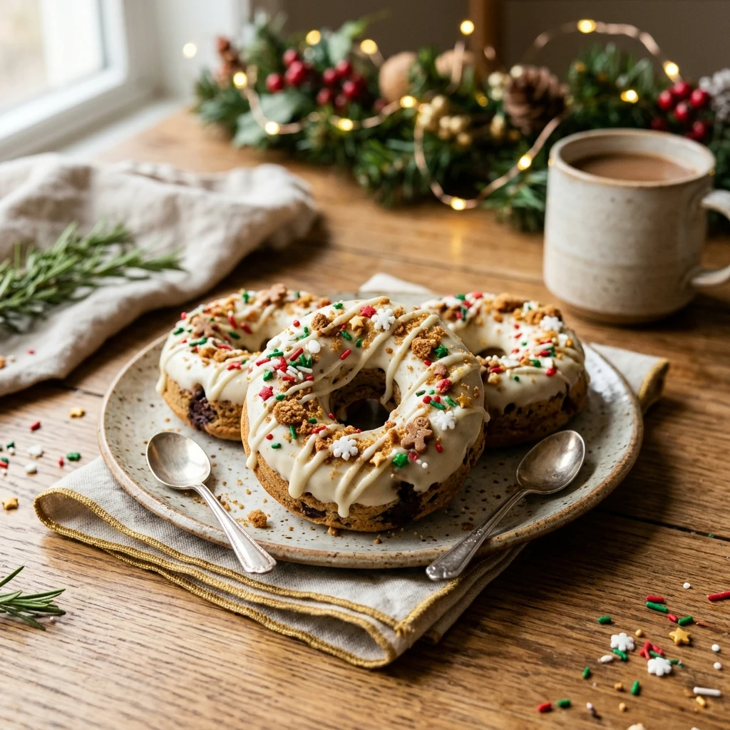 High Protein Christmas Cookie Protein Donuts