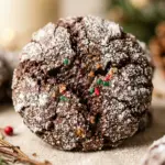 High Protein Christmas Crinkle Protein Cookies