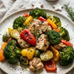 High Protein Christmas Tree Veggie And Chicken Platter
