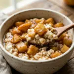 High Protein Cinnamon Apple Cottage Cheese Bowl Recipe