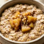 High Protein Cinnamon Apple Overnight Oats