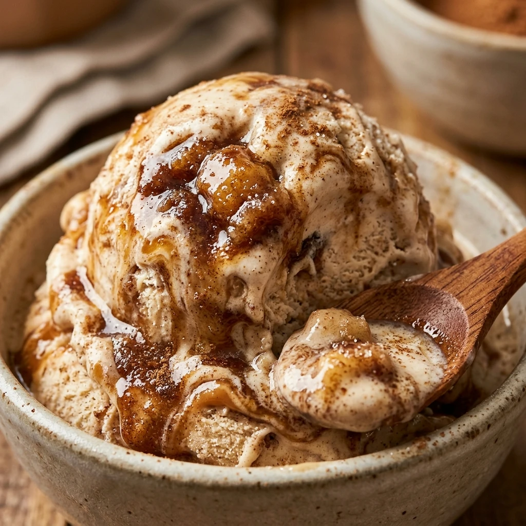 High Protein Cinnamon Roll Protein Ice Cream Recipe