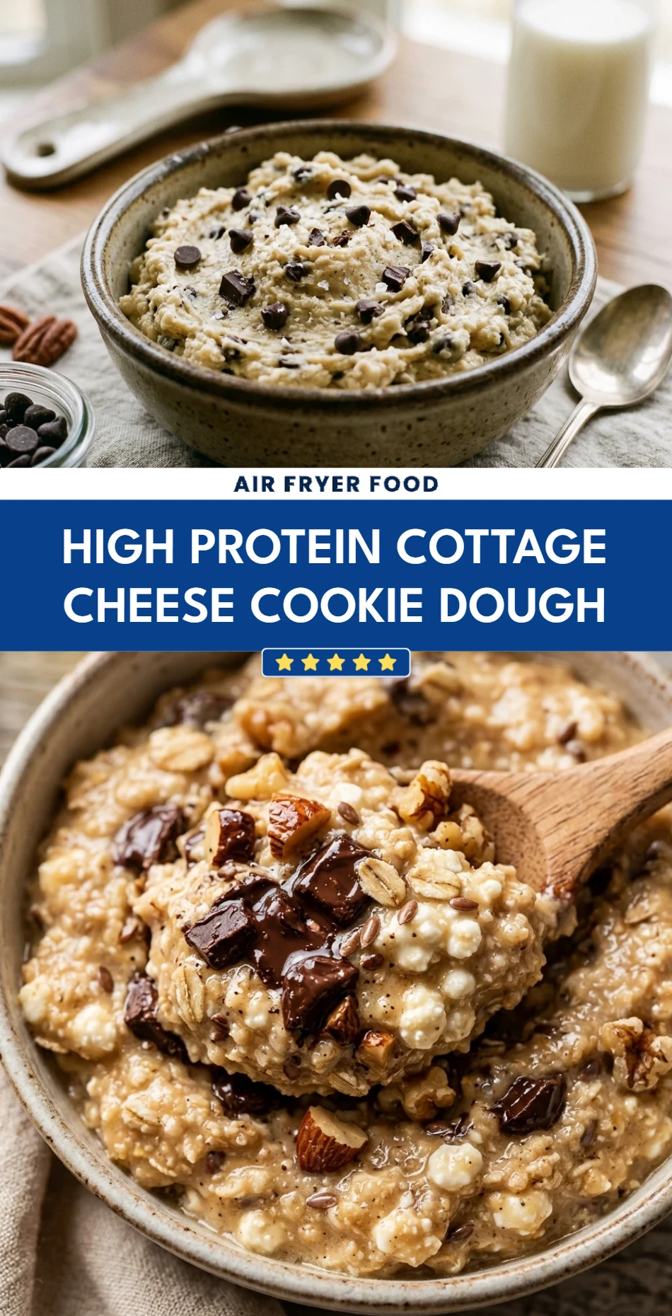High Protein Cottage Cheese Cookie Dough