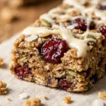 High Protein Cranberry Bliss Protein Bars