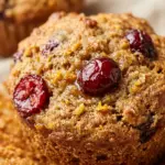 High Protein Cranberry Orange Protein Muffins