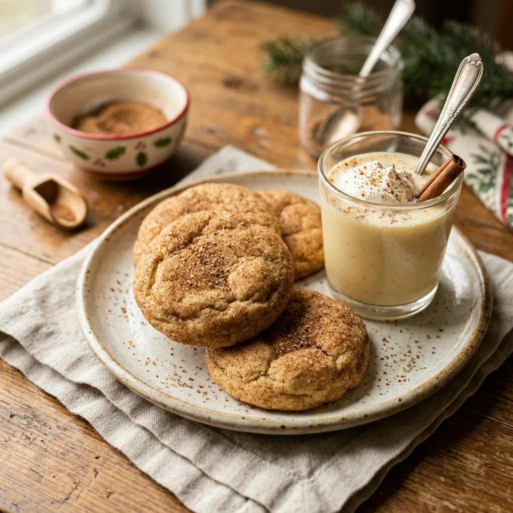 High Protein Eggnog Snickerdoodles Protein