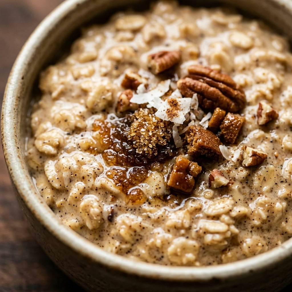 High Protein Gingerbread Overnight Oats