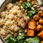High Protein Harvest Chicken Quinoa Bowls Recipe