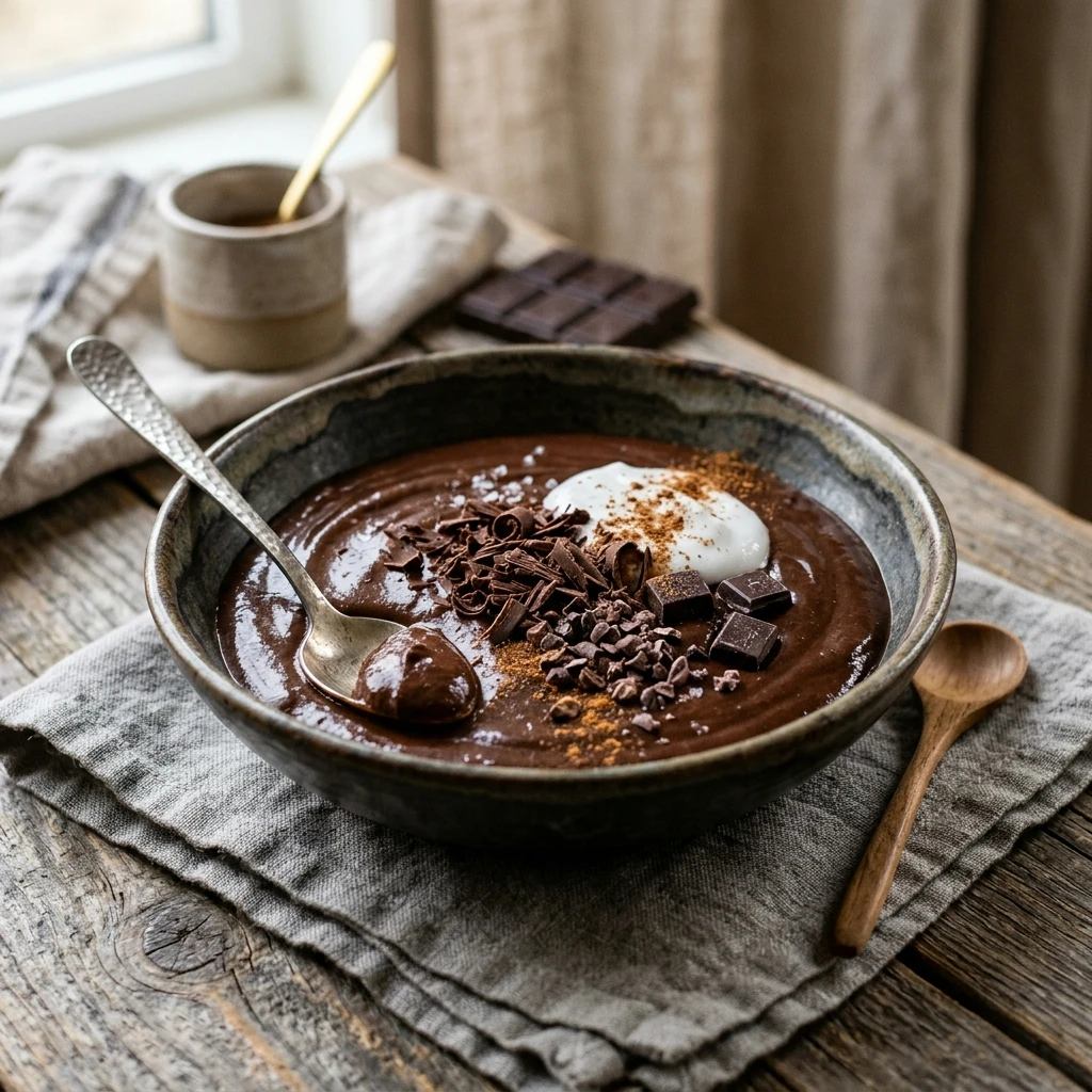 High Protein Hot Chocolate Protein Pudding