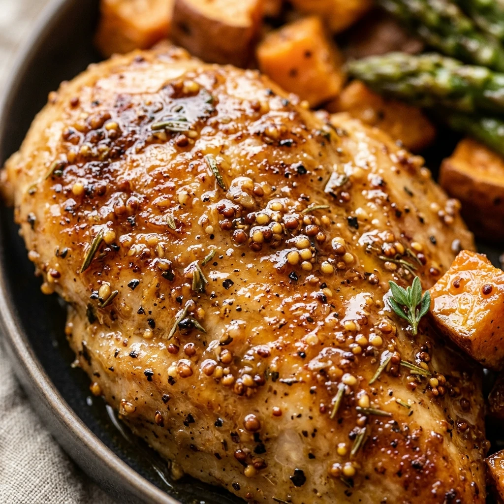 High Protein Maple Dijon Chicken Meal Prep