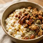 High Protein Maple Pecan Cottage Cheese Bowl