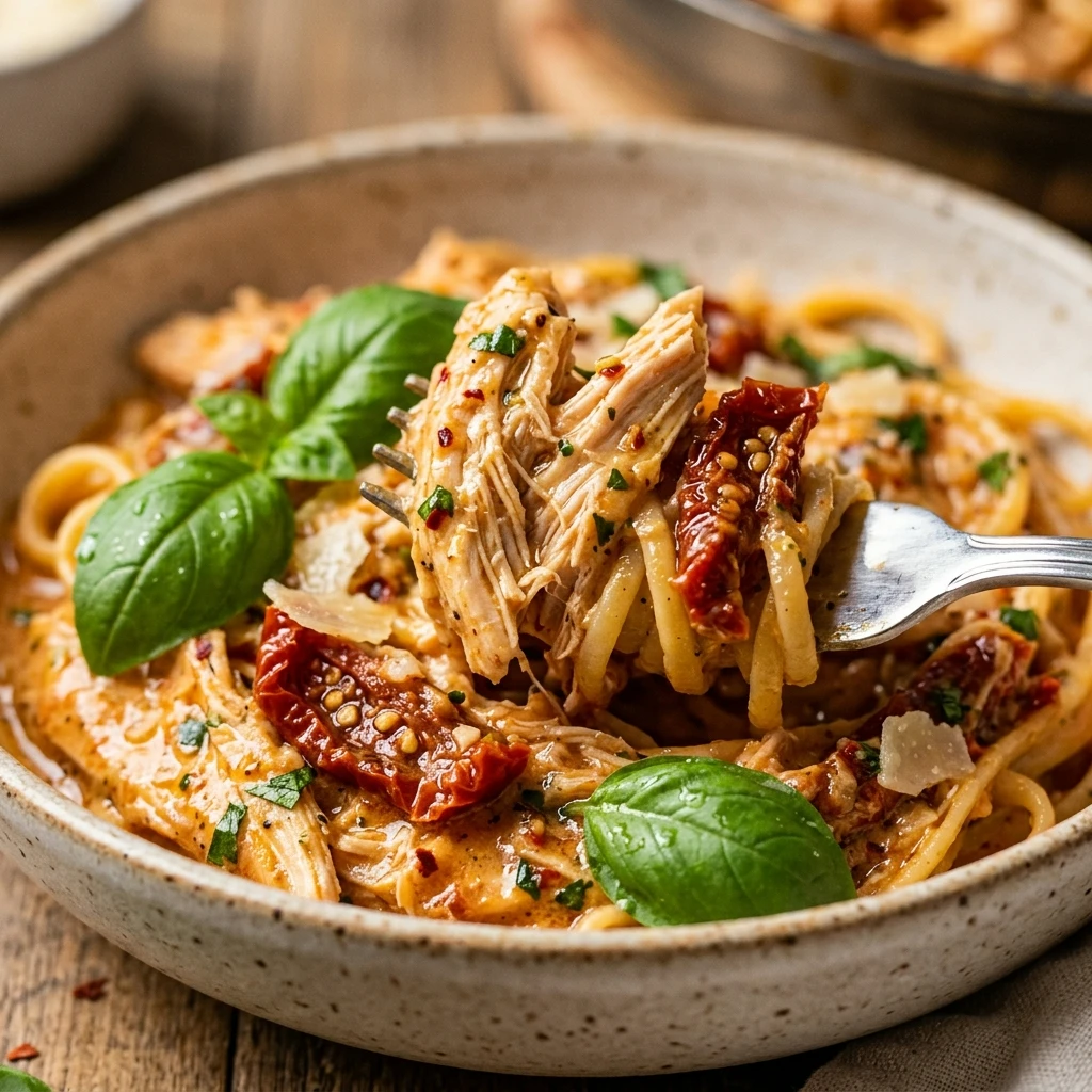 High Protein Marry Me Chicken Pasta Recipe