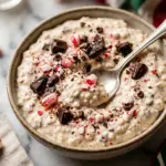 High Protein Peppermint Bark Cottage Cheese Mousse