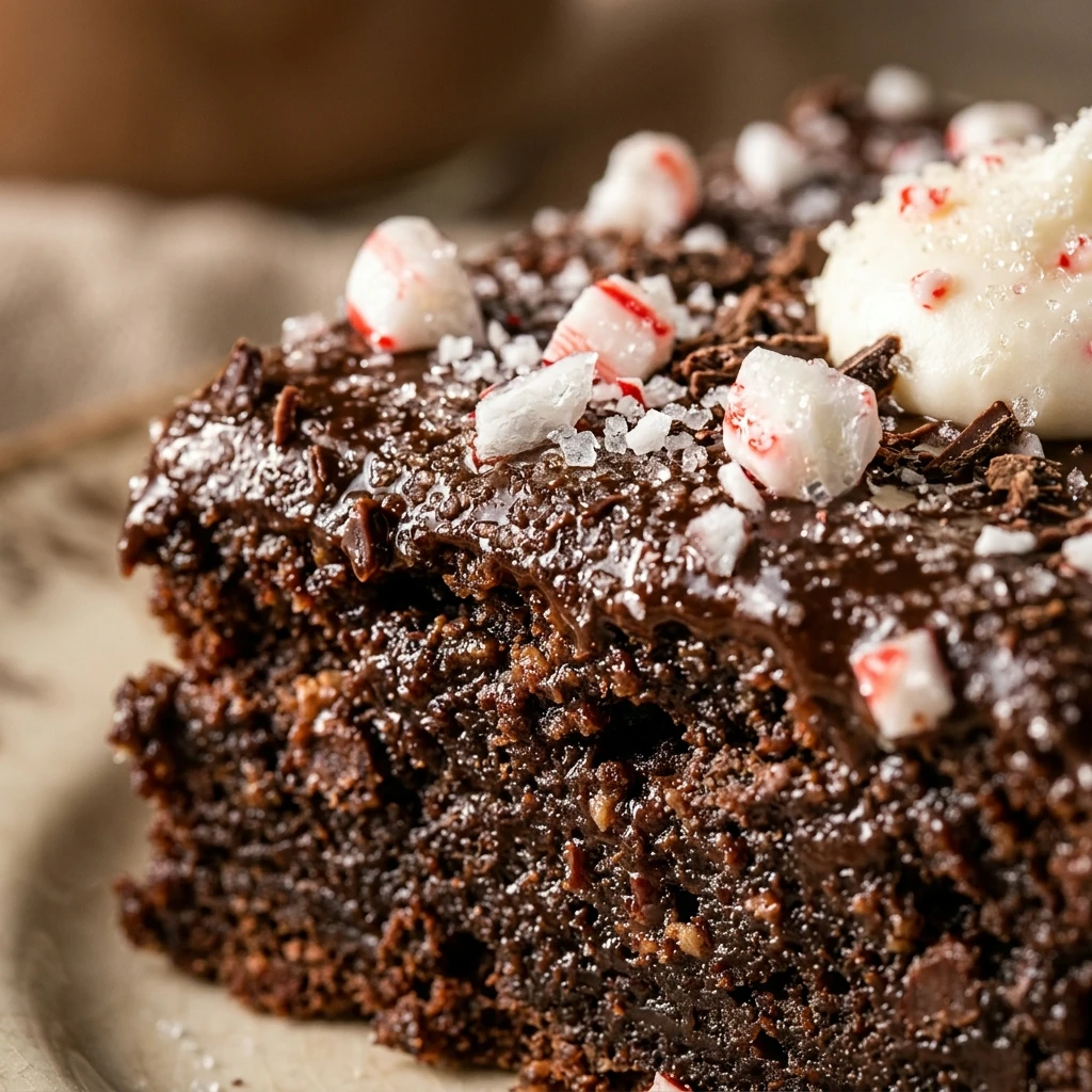 High Protein Peppermint Protein Brownies