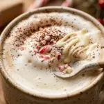 High Protein Peppermint White Hot Chocolate Protein