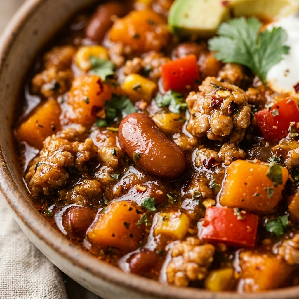High Protein Pumpkin Chili High Protein