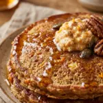 High Protein Pumpkin Cottage Cheese Pancakes
