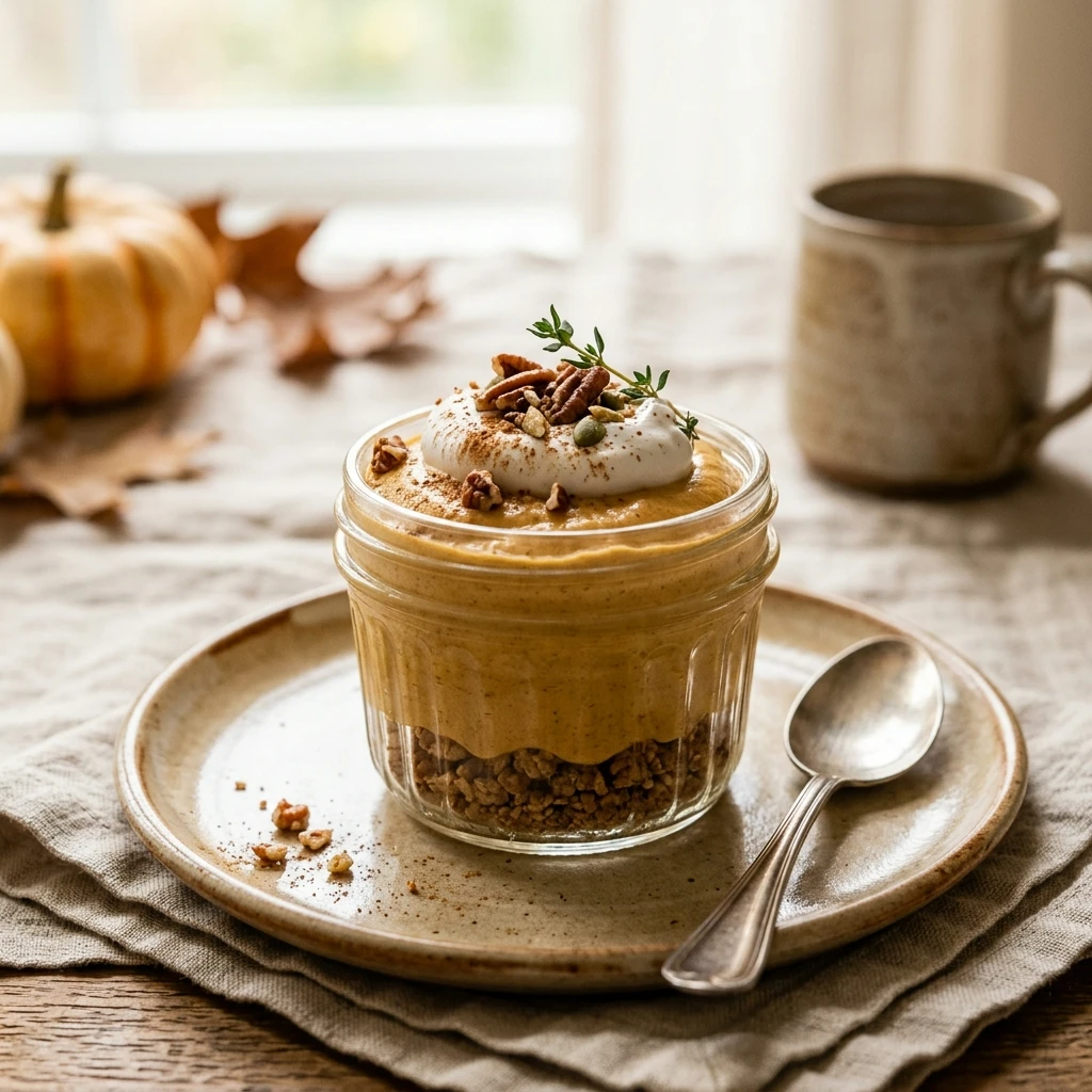 High Protein Pumpkin Mousse Cups Recipe