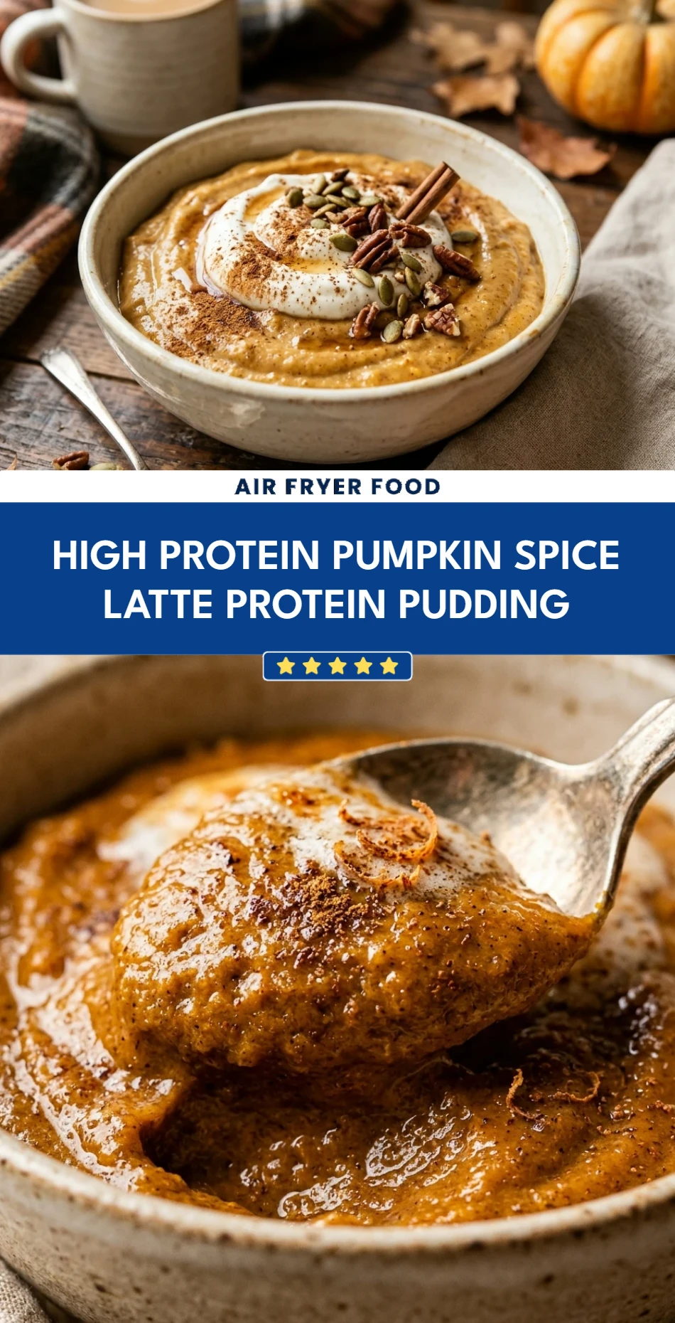 High Protein Pumpkin Spice Latte Protein Pudding