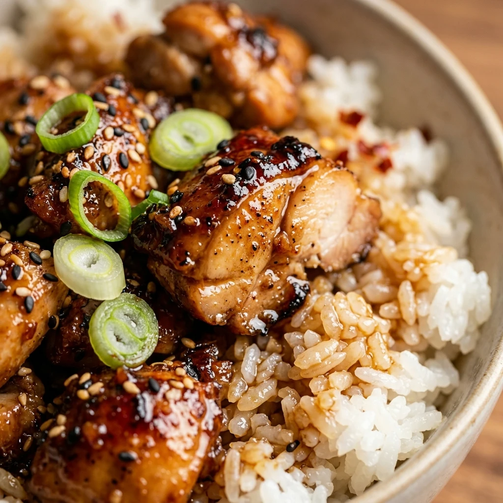 High Protein Teriyaki Chicken And Rice Bowls Recipe