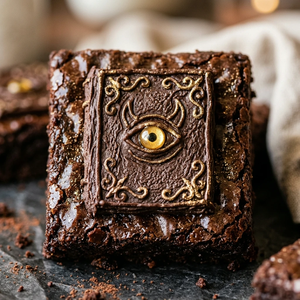 Hocus Pocus Spell Book Brownies Recipe