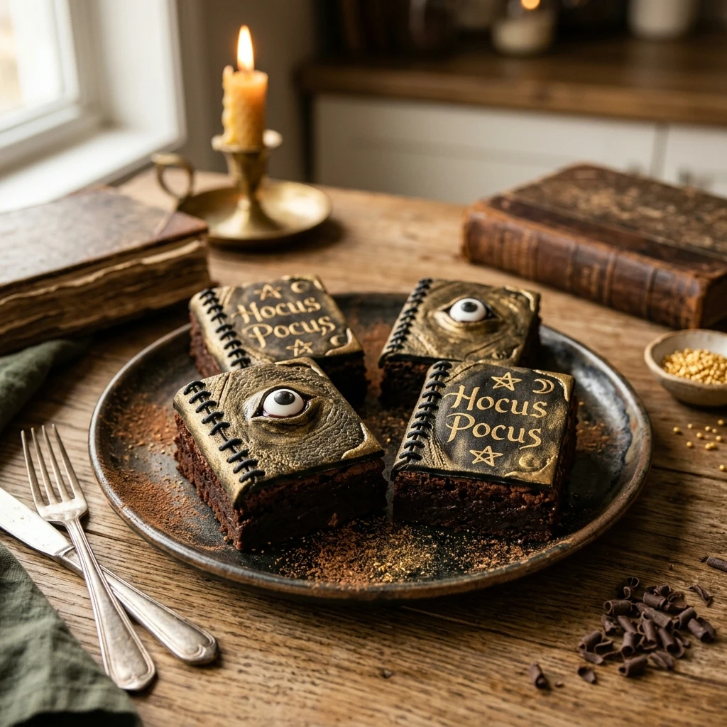 Hocus Pocus Spell Book Brownies Recipe