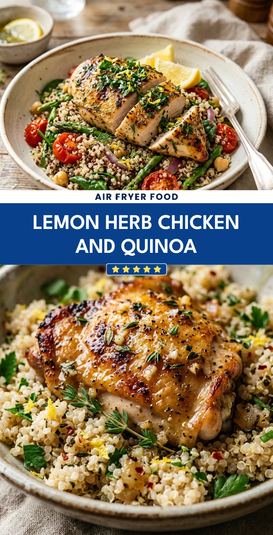 Lemon Herb Chicken And Quinoa