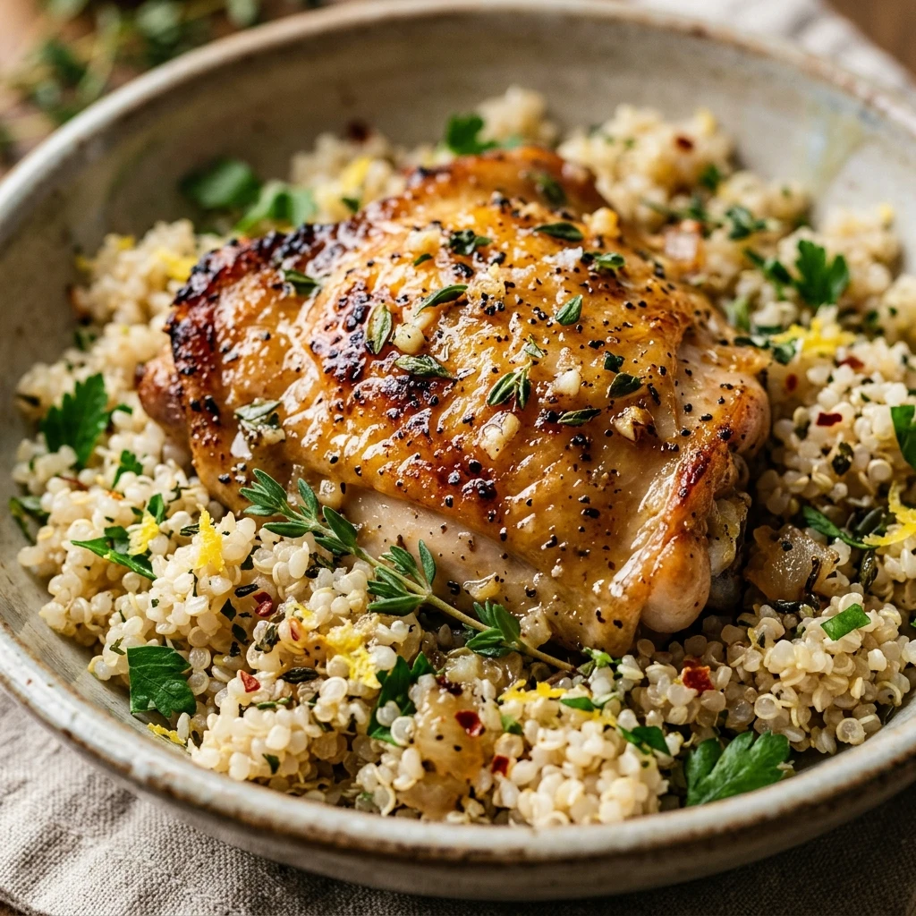 Lemon Herb Chicken And Quinoa