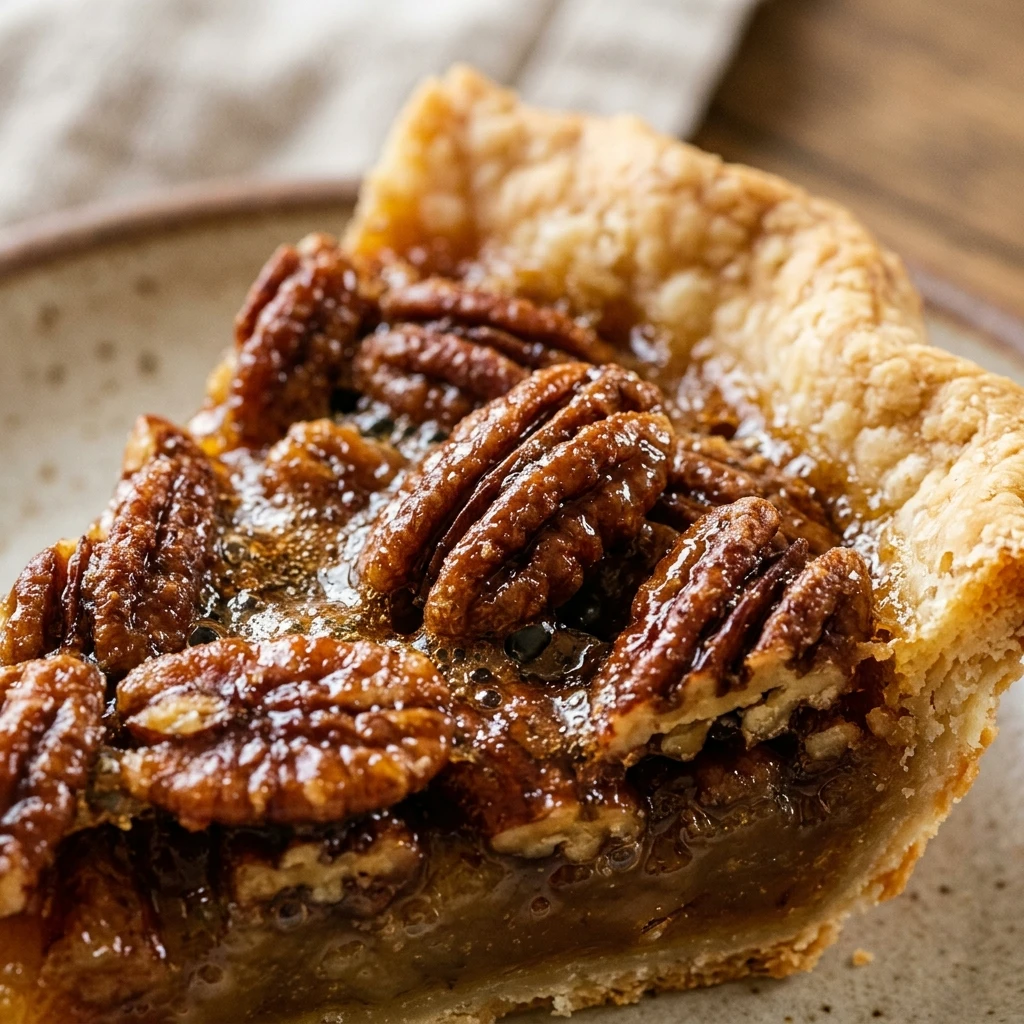 Maple Bourbon Pecan Pie