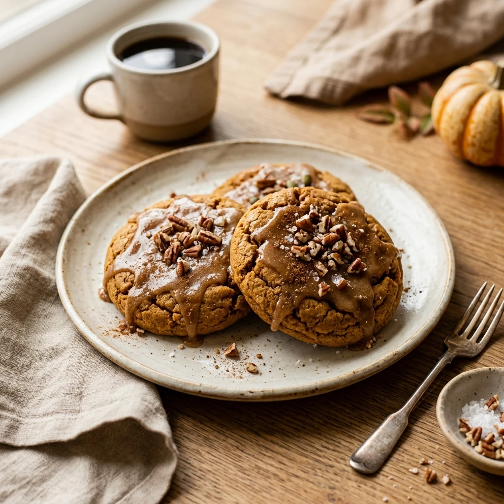 Maple Brown Sugar Pumpkin Cookies Dessert