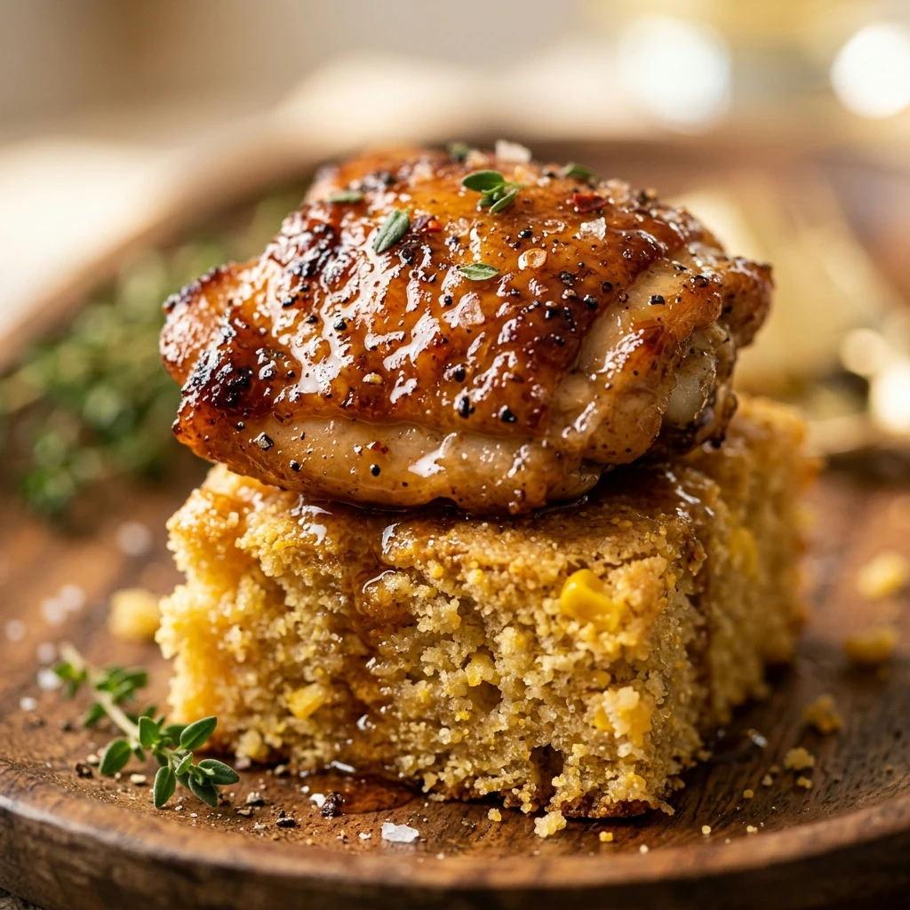 Maple CHICKEN Cornbread