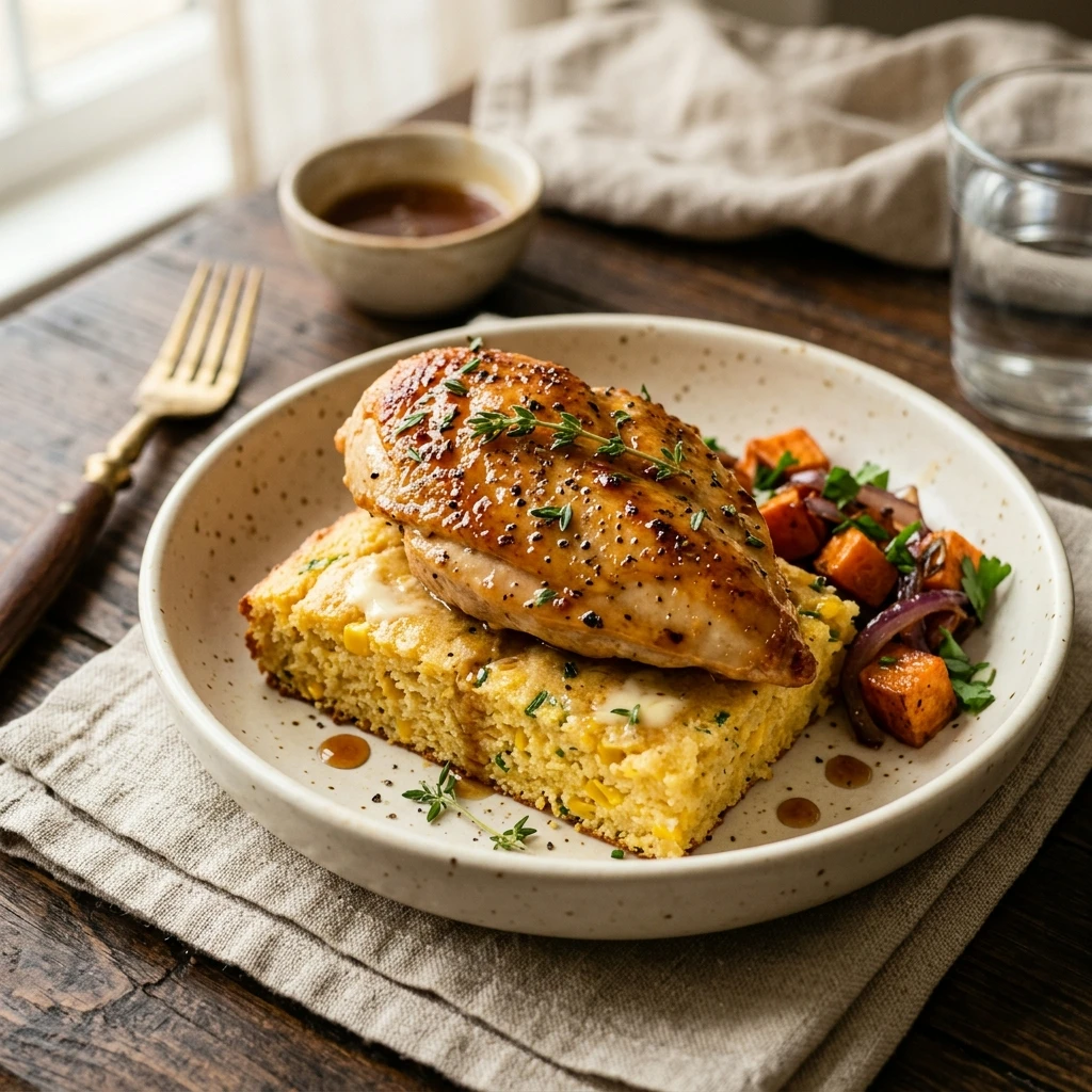 Maple CHICKEN Cornbread