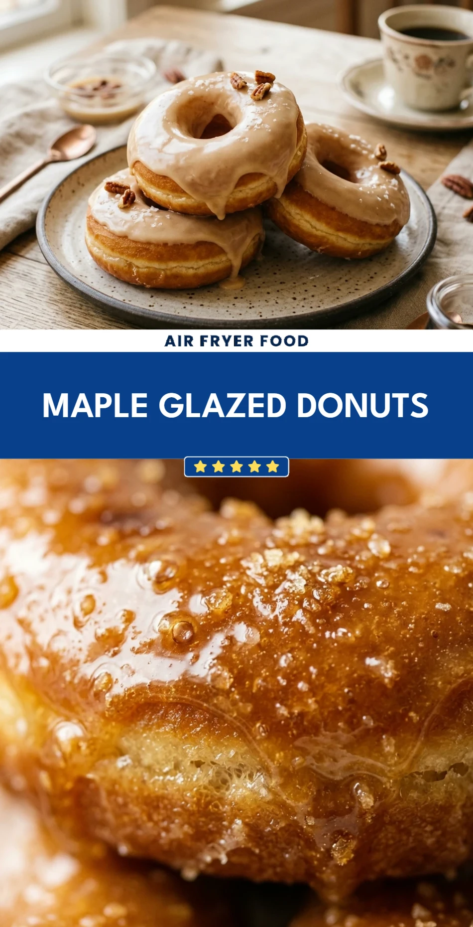 Maple Glazed Donuts