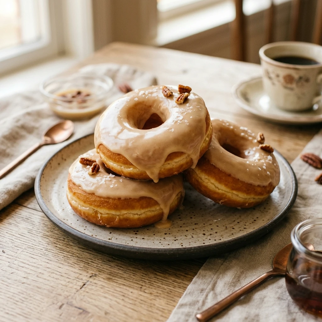Maple Glazed Donuts