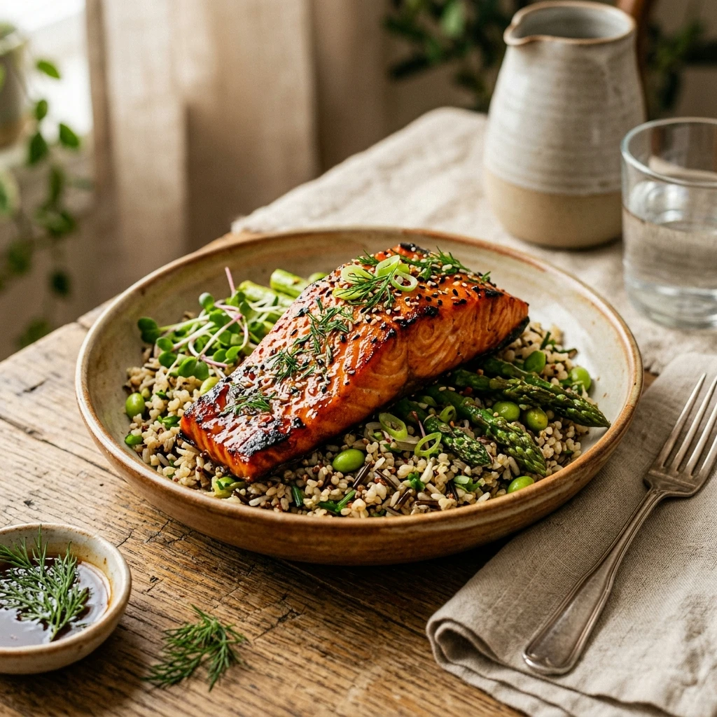 Maple Glazed Salmon