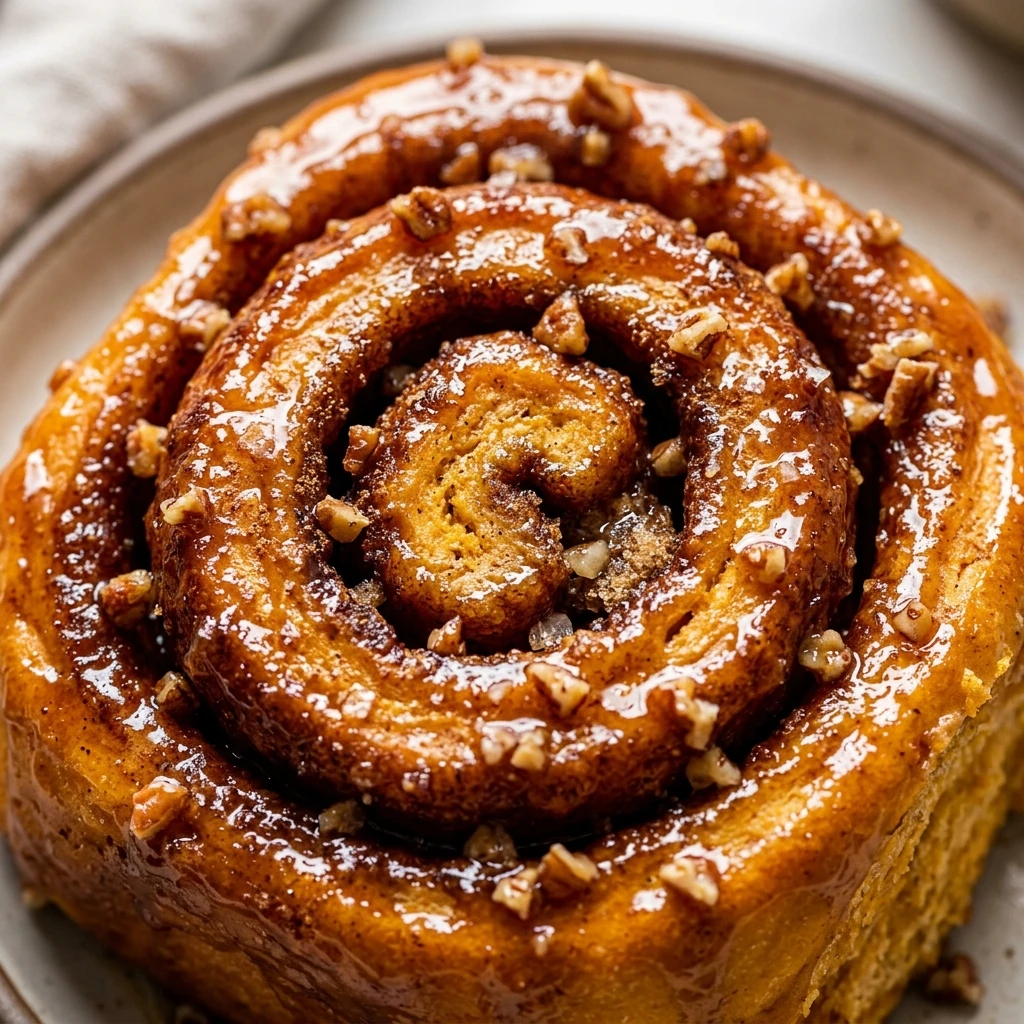 Maple Pumpkin Cinnamon Rolls Viral Breakfast