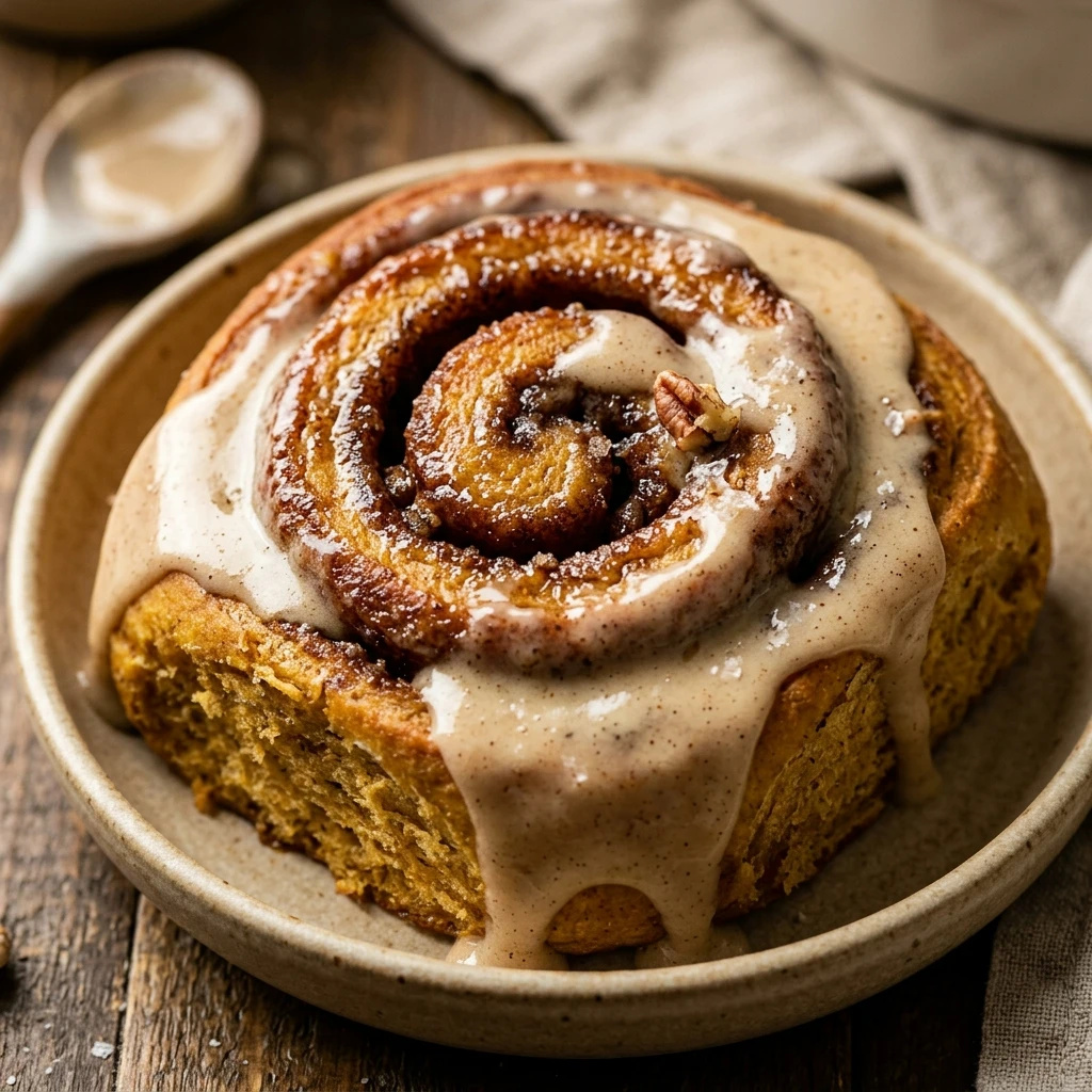 Maple Pumpkin Cinnamon Rolls Viral Recipe