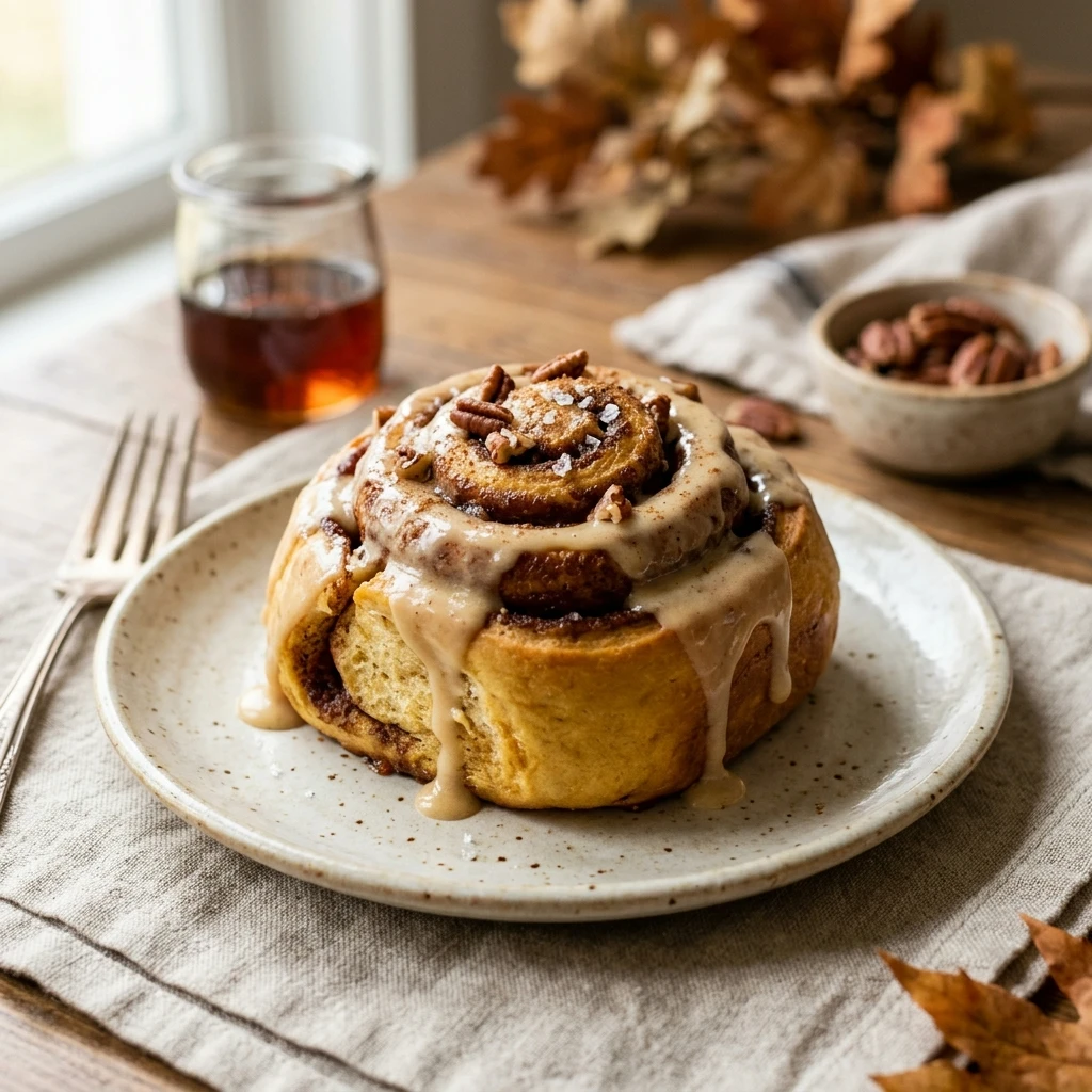 Maple Pumpkin Cinnamon Rolls Viral Recipe