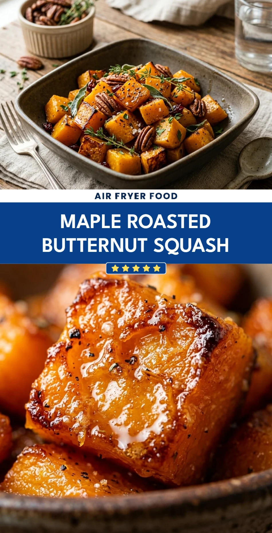 Maple Roasted Butternut Squash