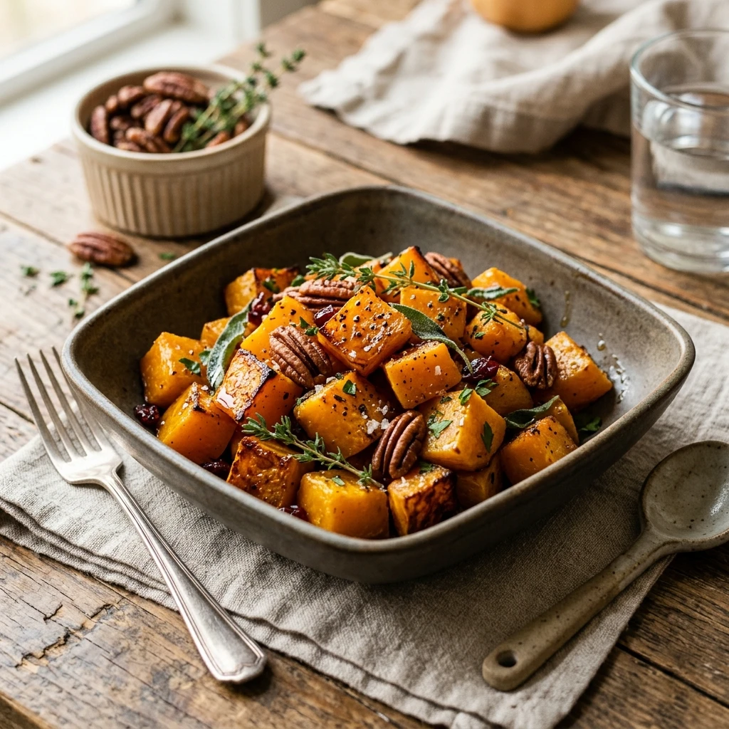 Maple Roasted Butternut Squash