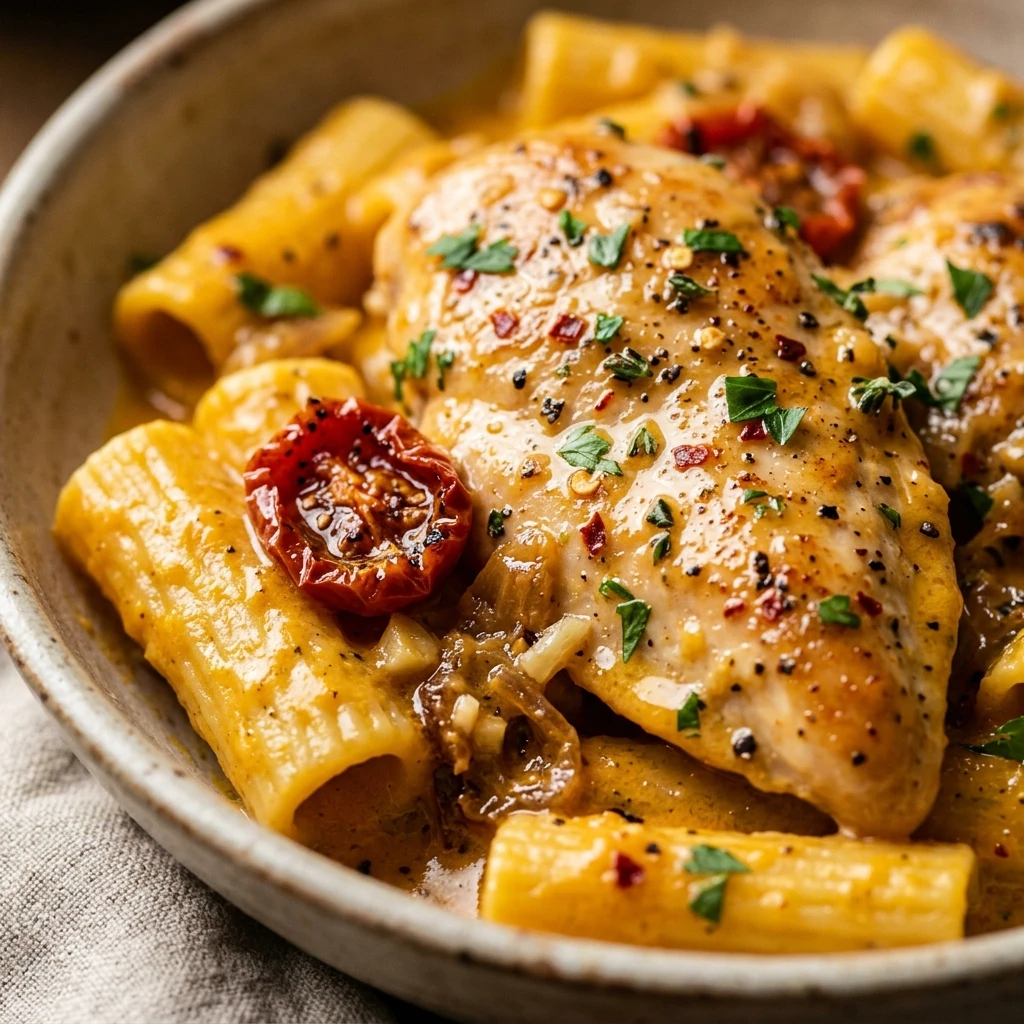 Marry Me Chicken And Pumpkin Pasta
