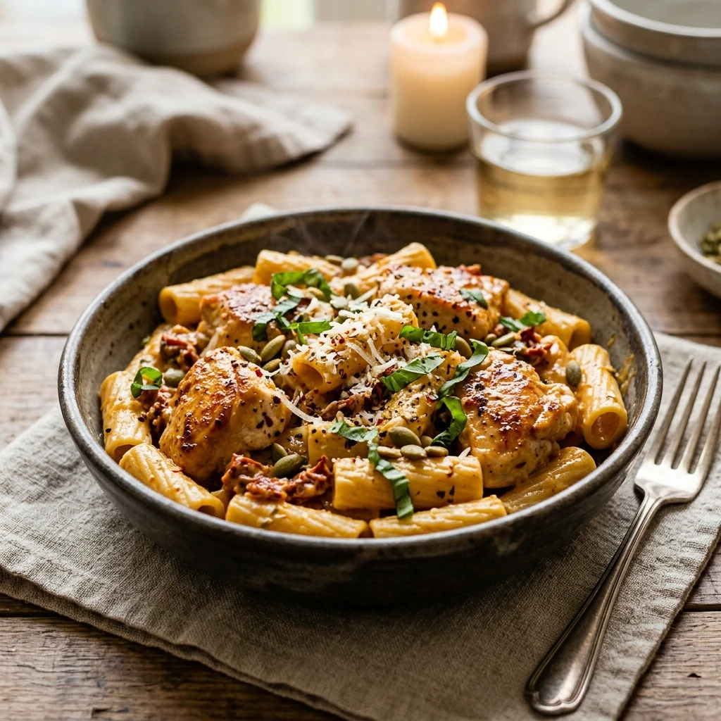 Marry Me Chicken And Pumpkin Pasta