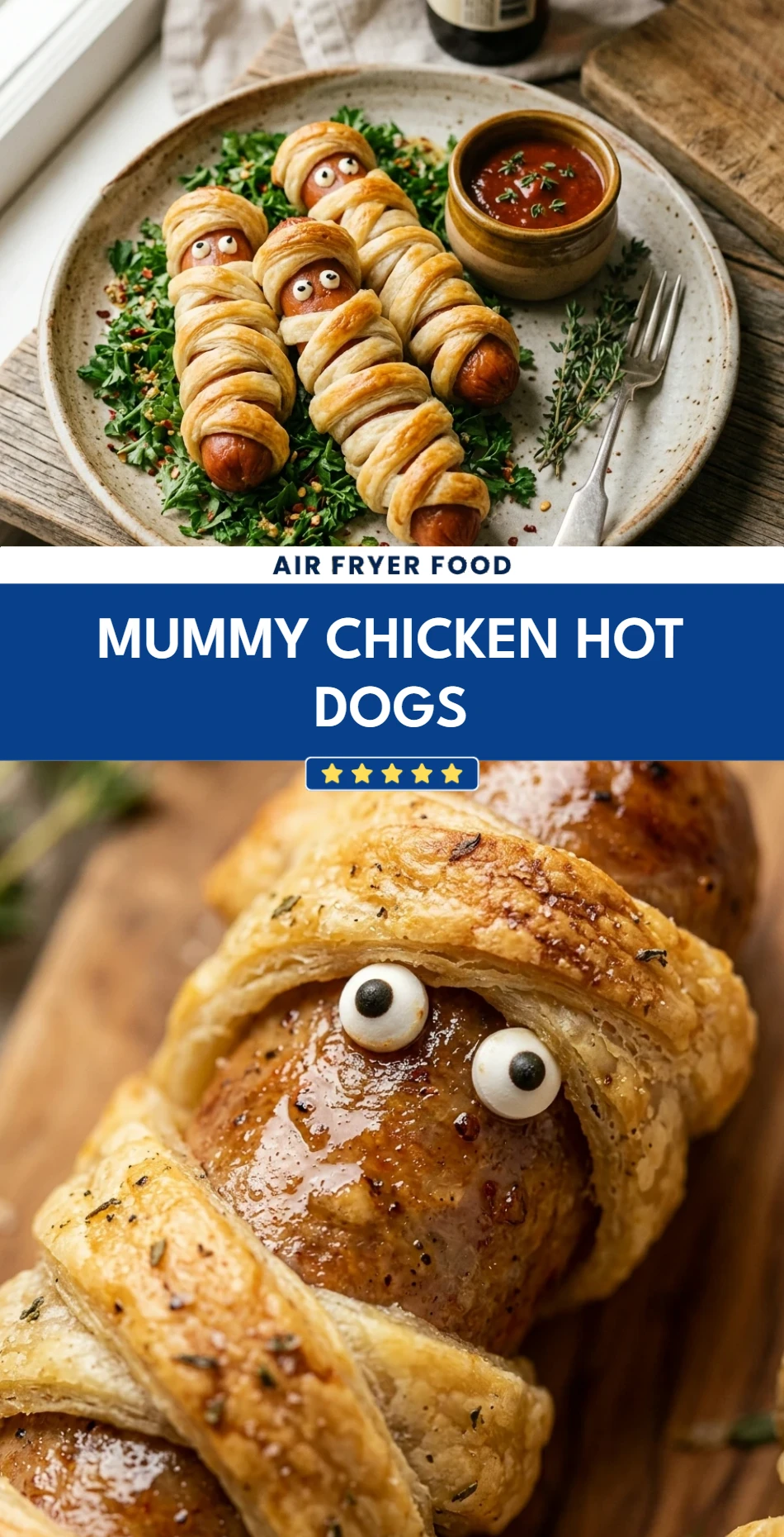 Mummy CHICKEN Hot Dogs