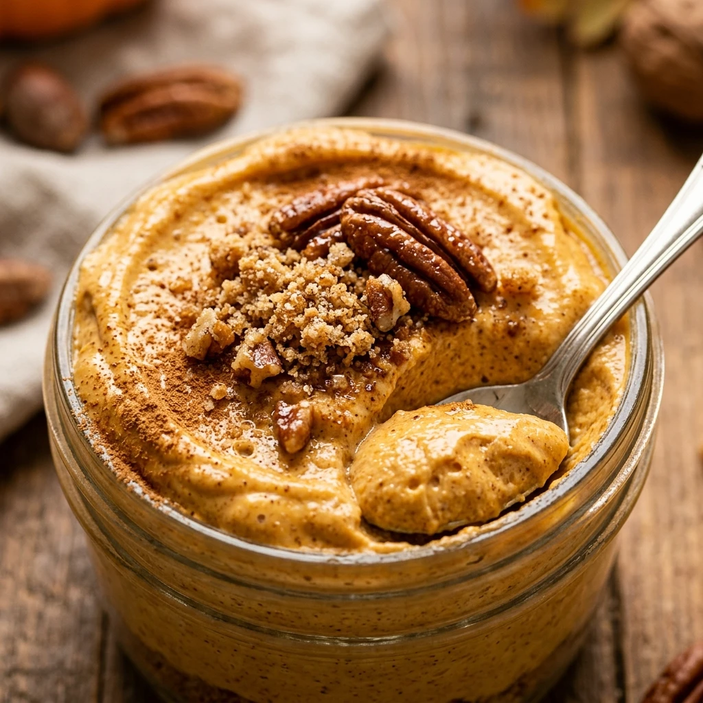 No Bake Pumpkin Cheesecake Jars