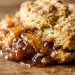 Peach Cobbler with Golden Biscuit Topping