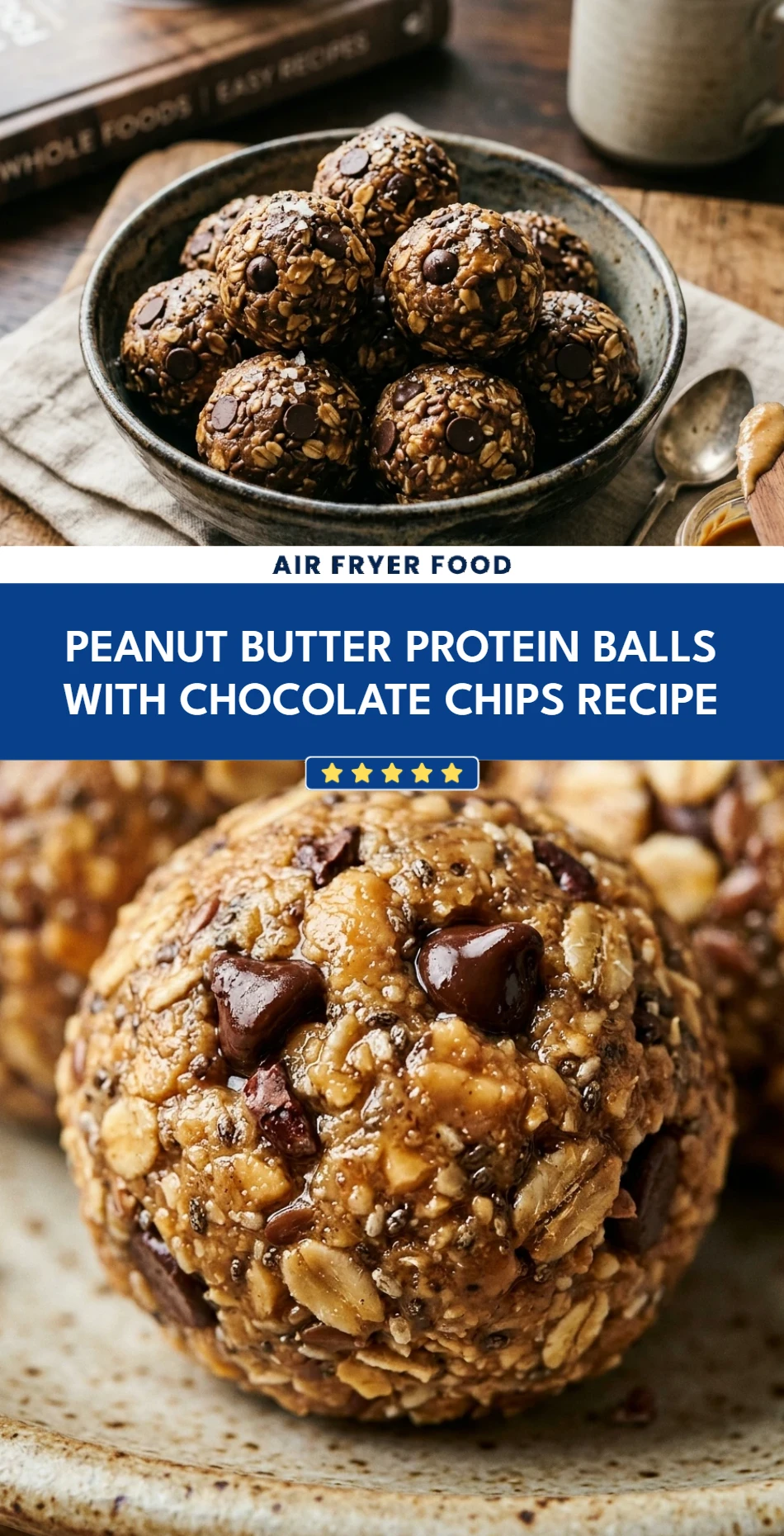 Peanut Butter Protein Balls With Chocolate Chips Recipe