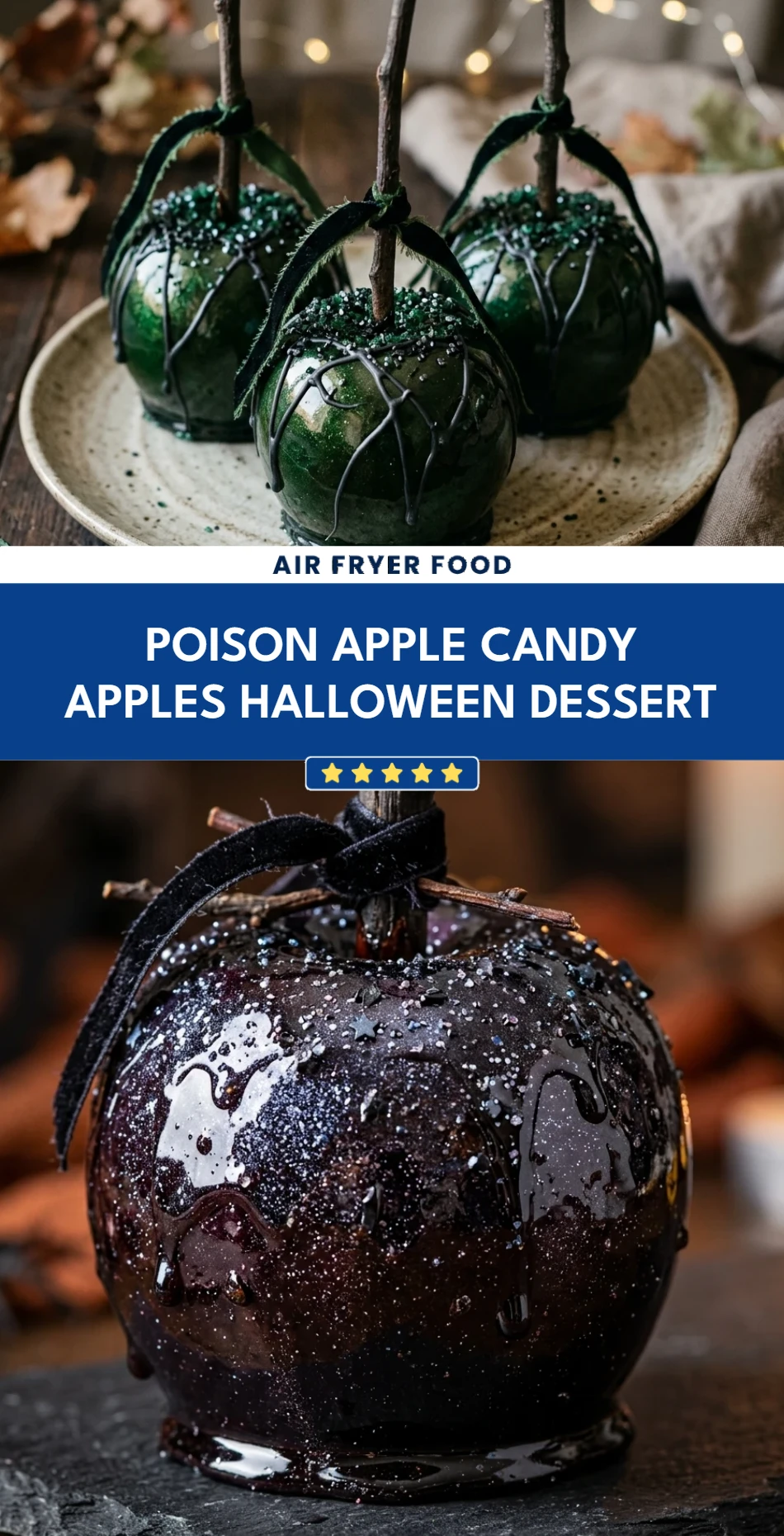 Poison Apple Candy Apples Halloween Dessert